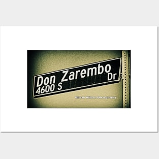 Don Zarembo Drive, Los Angeles, California by Mistah Wilson Posters and Art